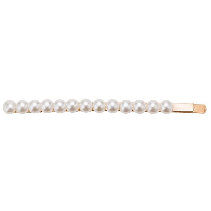 SOHO Mila Hairpin with white pearls, gold - No 6279 - Hair Accessories | Fashiongirl