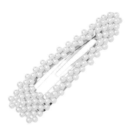 SOHO Mila Pearl white hair clip with white pearls - No 6348 - | Fashiongirl
