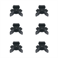 SOHO Mini Hair Claw 6 pcs - Black - Hair Accessories