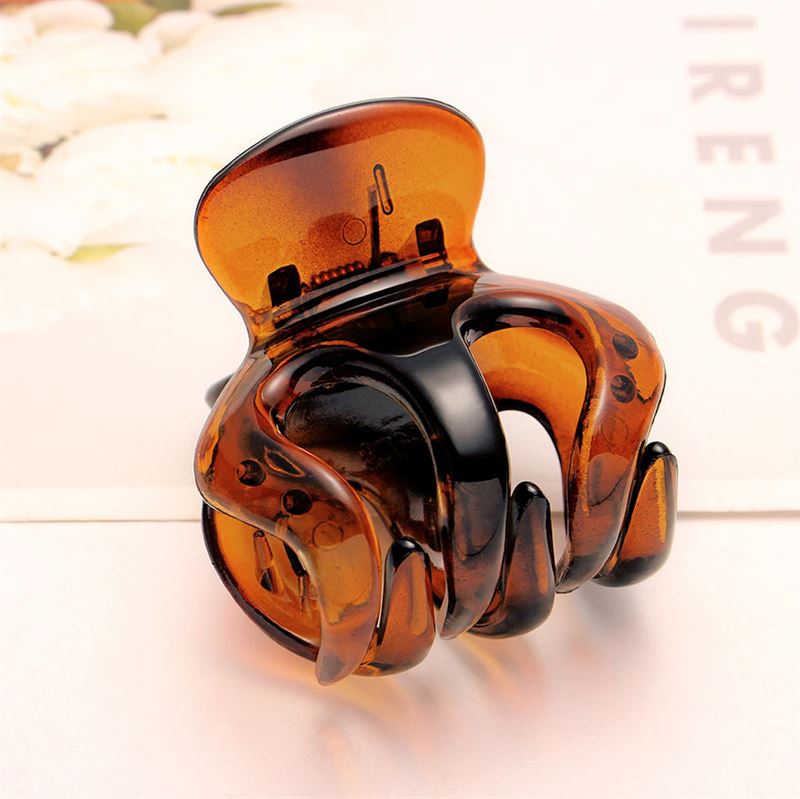 SOHO Morgan Hair Claw - Brown - Hair Accessories