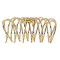 SOHO Olive Metal Hair Claw - Gold - Hair Accessories