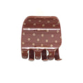 SOHO Polkadot Hair Claw – Braun – Haaraccessoires