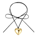 SOHO Reva Heart Choker Necklace - Gold - | Fashiongirl