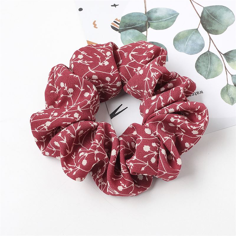 SOHO Ries Scrunchie - Red - Hair Accessories