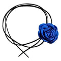 SOHO Rose Choker Halskette – Blau – | Fashiongirl