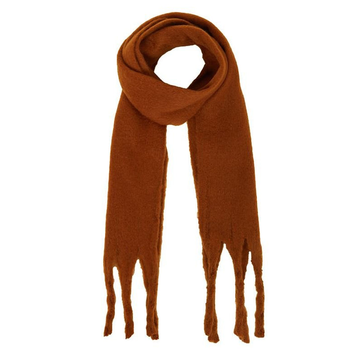 SOHO Scarf 180 x 30 cm - Brown - | Fashiongirl