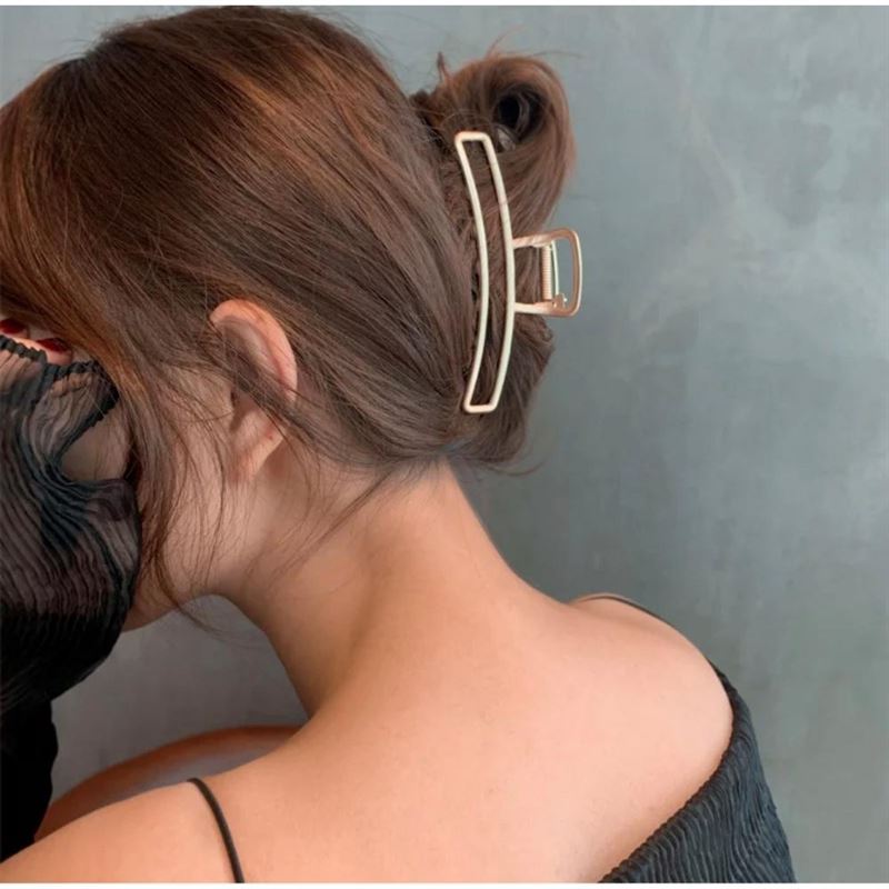 SOHO Selin Metall-Haarklammer – Gold – Haaraccessoires