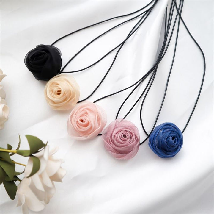 SOHO Shene Choker Necklace - Blue - | Fashiongirl