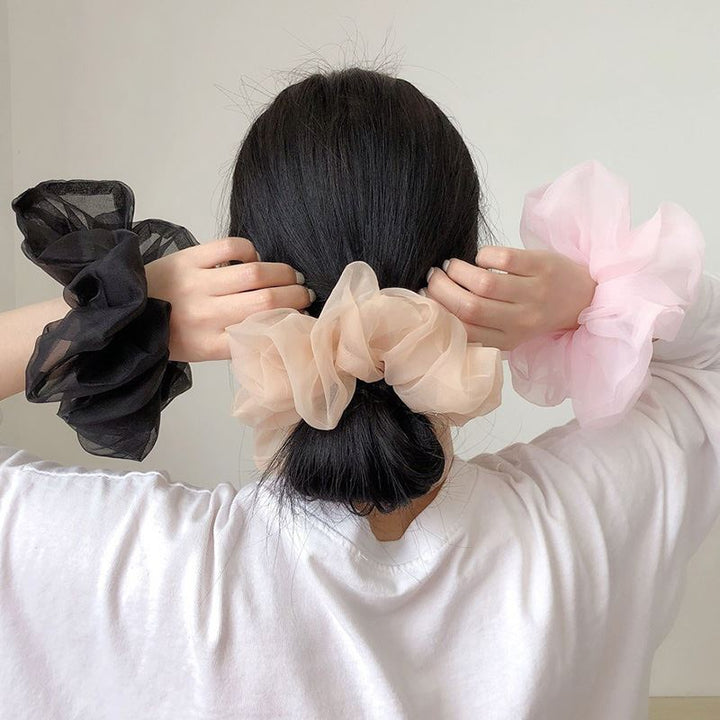 SOHO Sola XL Scrunchie - Black - Hair Accessories