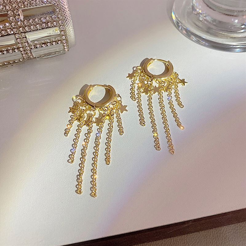 SOHO Star Earrings - Gold - | Fashiongirl