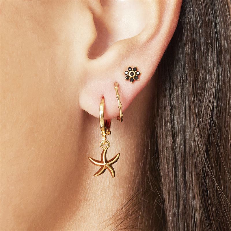 SOHO Starfish Earrings - Gold - | Fashiongirl