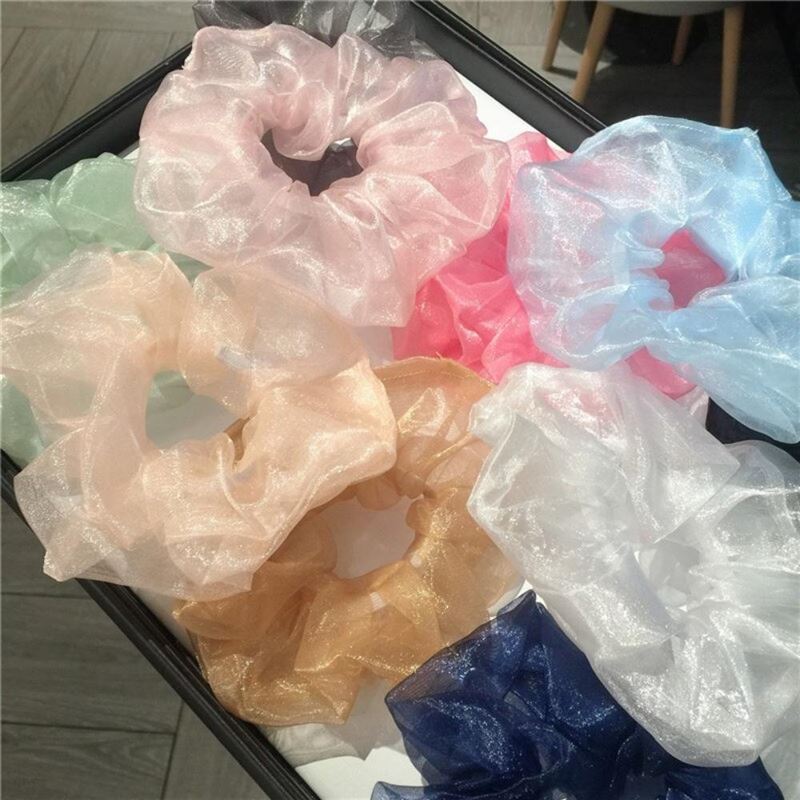 SOHO Sun XL Scrunchie - Light Yellow Shimmer - Hair Accessories