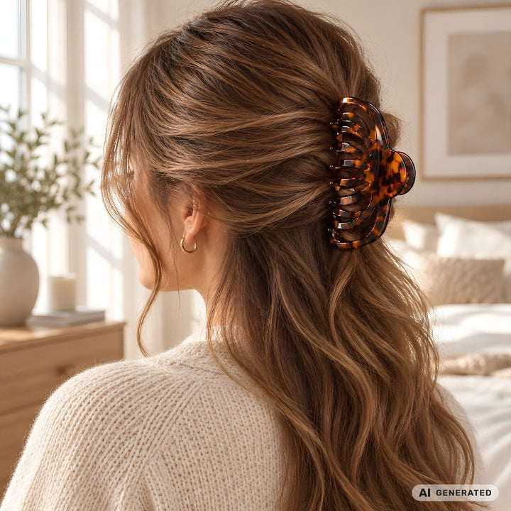 SOHO Winona Large Hair Claw - Tortoise – image 2