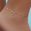 Starfish ankle chain - | Fashiongirl
