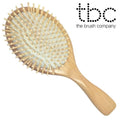 TBC Haarbürste Natur – Buchen- und Ahornholz – Haarstyling-Werkzeug