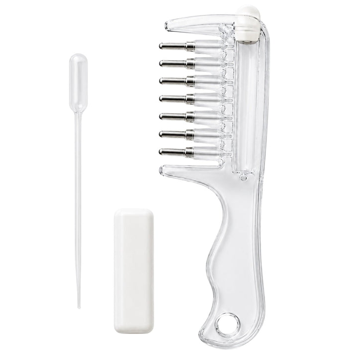 TBC Scalp Oil Applicator Comb with Pipette - Transparent