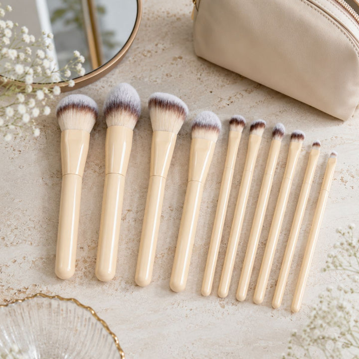 Technique PRO Buttercream Makeup Brush Set - 10 Pieces - Brush sets - Technique PRO