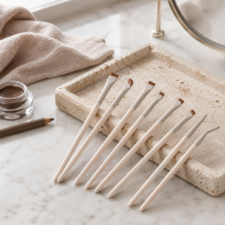 Technique PRO Flick Eyeliner, Brow & Detail Makeup Brush Set (9 Pcs) - Brush sets - Technique PRO