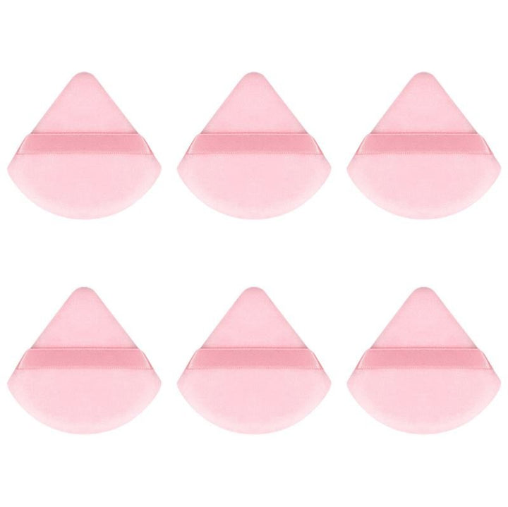 Technique PRO Powder Puff Brush - Pink Triangle - 6 pcs - 
