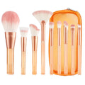Technique PRO Translucent Perfection Makeup Brush Set – 9 Make-up-Pinsel mit Tasche (ORANGE) – 