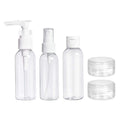 Reiseflaschen 3 Stück 50 ml + 2 Stück Cremebehälter – | Fashiongirl