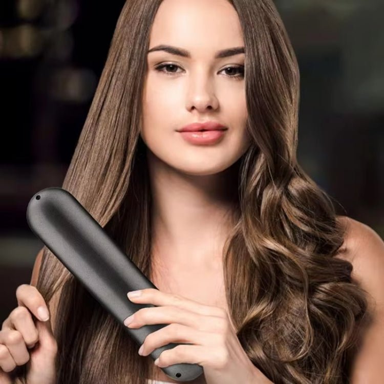 UNIQ 2-in-1 Cordless Hair Straightening Brush & Curler with USB-C - Uncategorized - UNIQ
