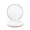 UNIQ Compact Double - sided Travel Mirror with LED (5x magnification) - Rose - | Fashiongirl