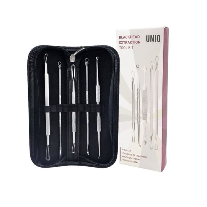 UNIQ Complete Blackhead Remover Kit with Comedon Spear - | Fashiongirl