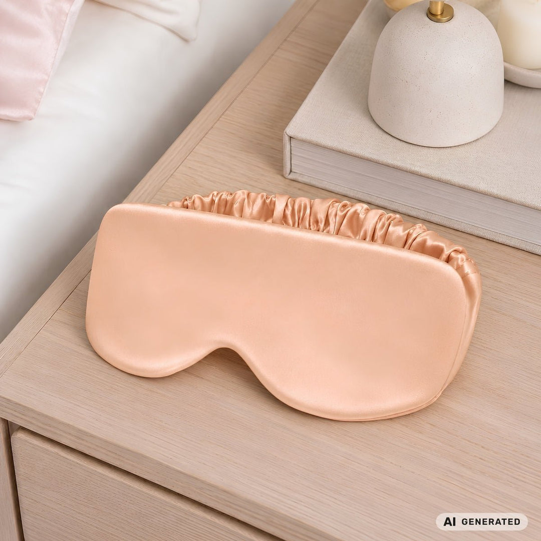 UNIQ Dream Cloud 3D Sleeping Eye Mask Light-Blocking - Apricot – image 9