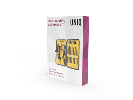 UNIQ Grooming set for nails, feet, face, eyebrows - 15 sets - | Fashiongirl