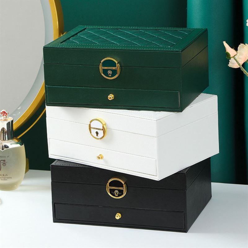 UNIQ Jewellery Box with Drawer - black - Jewelry Box