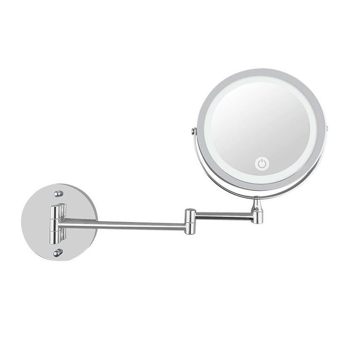 UNIQ LED-Wandspiegel mit Gelenkarm und 5-facher Vergrößerung – | Fashiongirl