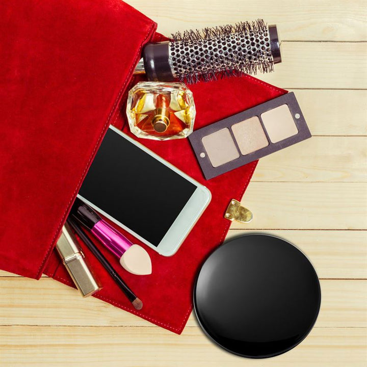 UNIQ Mini Compact Round Mirror with 2x magnification - | Fashiongirl