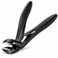 UNIQ Nail Clipper with Slanted Head and Long Handle - Black