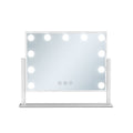UNIQ Paris Make-up-Spiegel mit 11 LED-Lampen – Weiß – | Fashiongirl