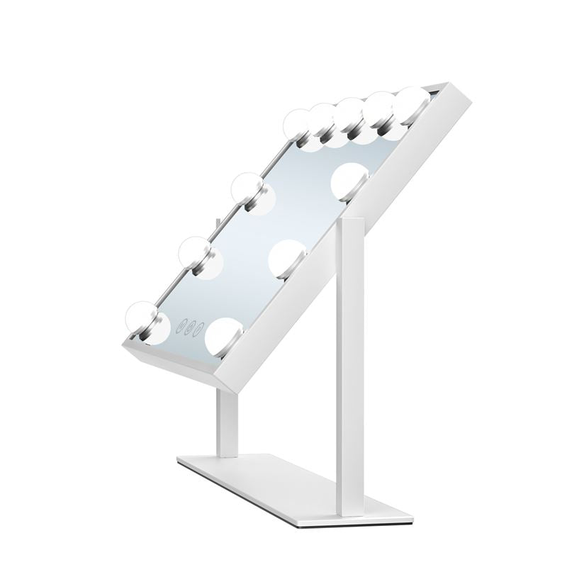 UNIQ Paris Make-up-Spiegel mit 11 LED-Lampen – Weiß – | Fashiongirl
