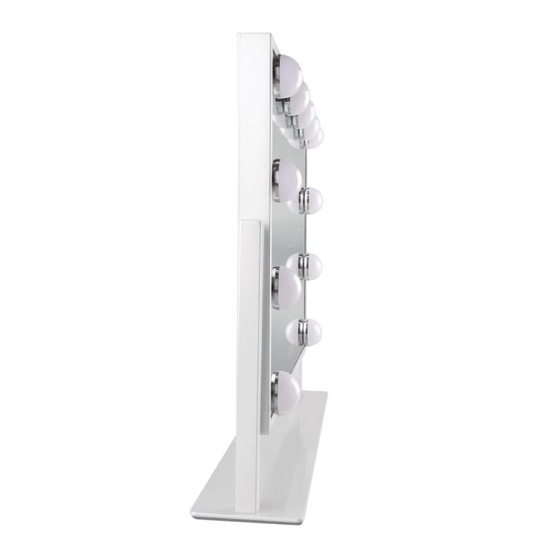 UNIQ Paris Make-up-Spiegel mit 11 LED-Lampen – Weiß – | Fashiongirl