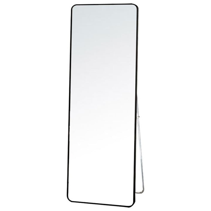 UNIQ Replica Aluminium/Glass Wall/Floor Mirror, 80x180 cm - Black - | Fashiongirl
