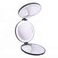 UNIQ Tri - fold Compact Travel Mirror with LED (5x and 10x magnification) - Black - | Fashiongirl