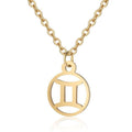 Sternzeichen-Halskette: Zwillinge – Sternzeichen, Gold – | Fashiongirl