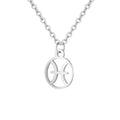 Sternzeichen-Halskette: Fische – Sternzeichen, Silber – | Fashiongirl