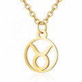 Sternzeichen-Halskette: Stier – Sternzeichen, Gold – | Fashiongirl